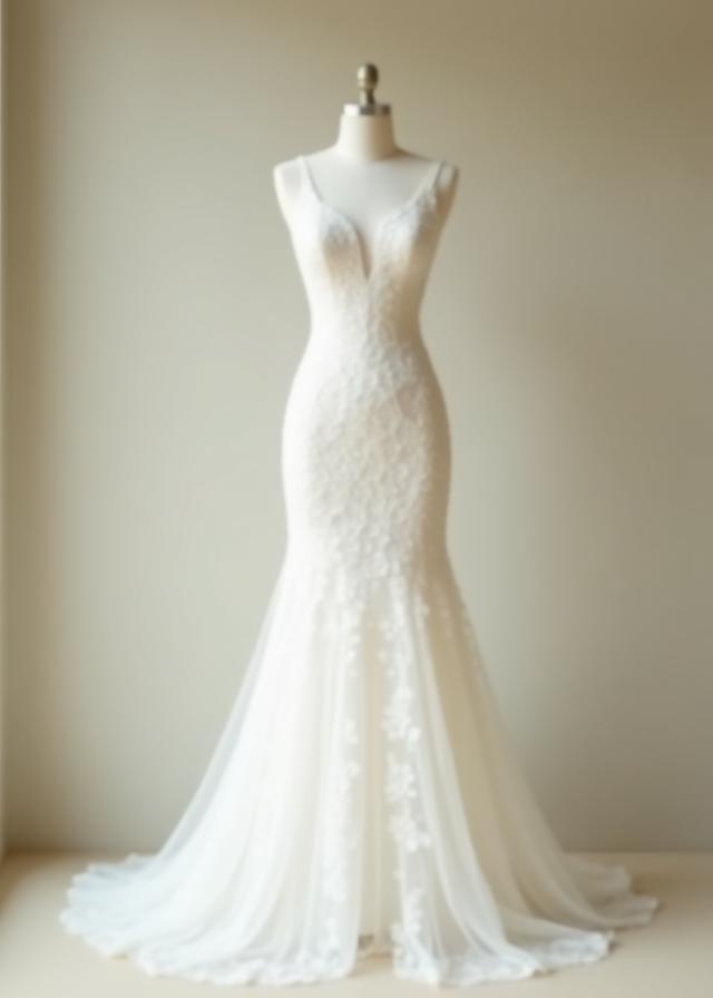 Vestido de novia de encaje